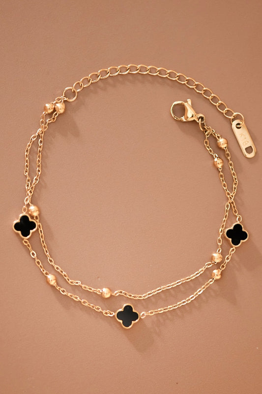 18k Gold Plated Waterproof Stainless Steel Chain Bracelet