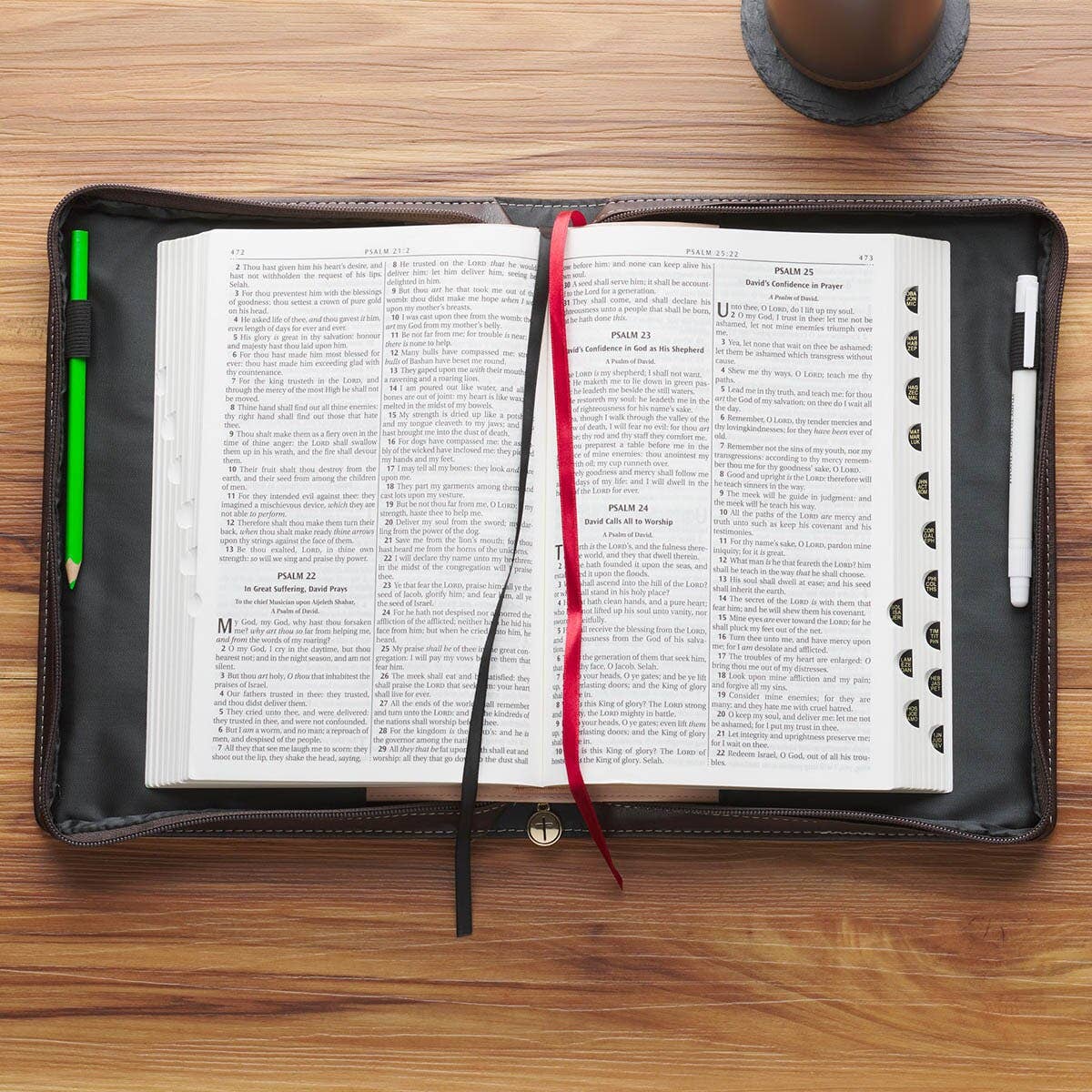 Bible Cover Pink/Brown Ecc 3:11