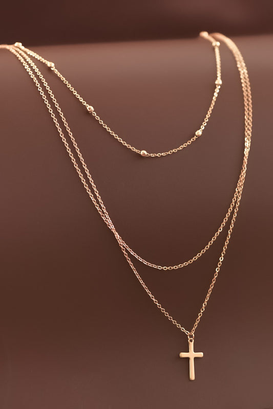 18k Gold Plated Waterproof Stainless Steel Chain Necklace