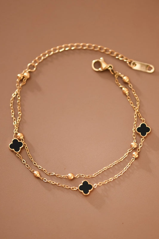 18k Gold Plated Waterproof Stainless Steel Chain Bracelet