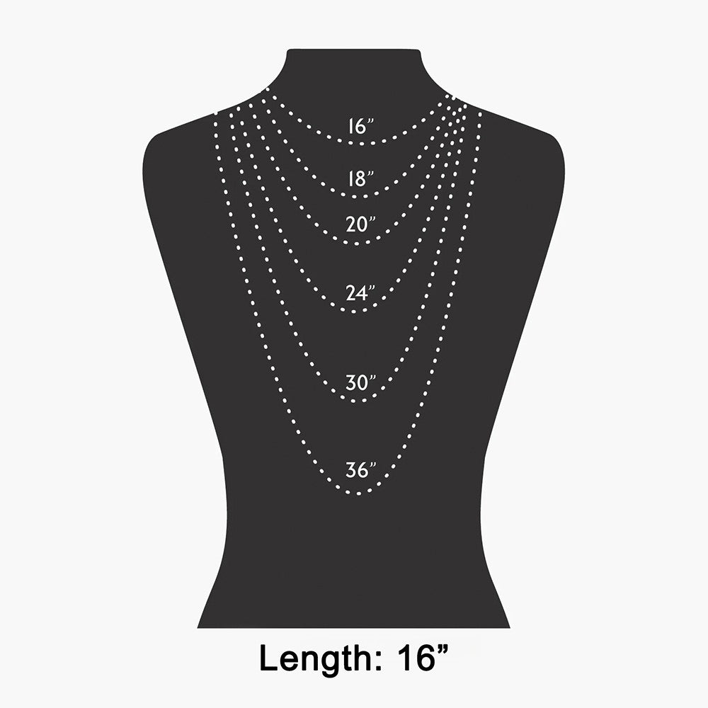 Textured Double Cross Pendant Necklace