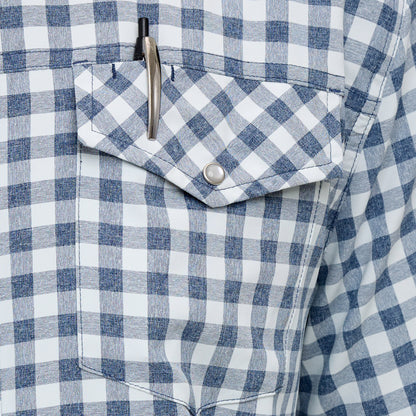 Deep Water Pearl Snap Shirt